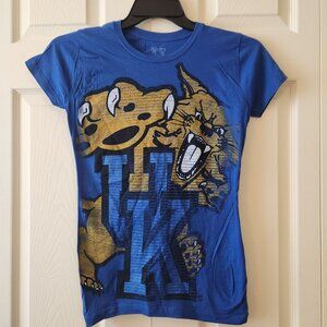 Kentucky Wildcats Blue Graphic T-Shirt Short Sleeve Size M NWOT Womens My U